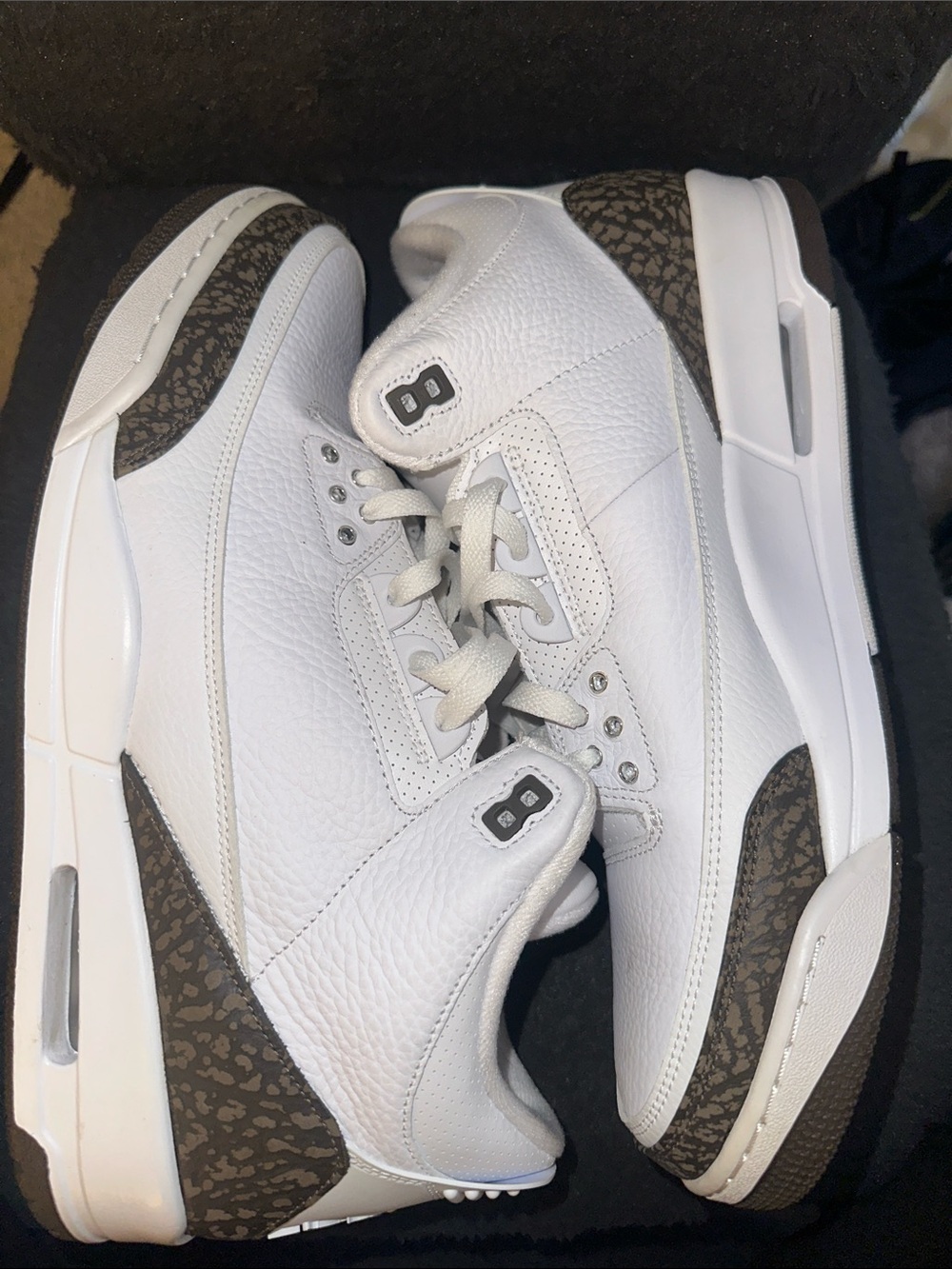 Air Jordan 3 Retro Mocha White Brown Cement Men’s Size 14